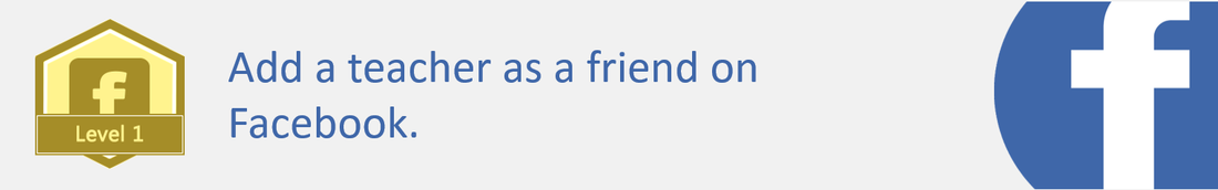 Adding teachers on Facebook
