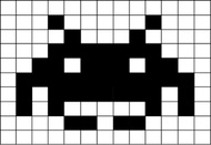 8-bit space invader