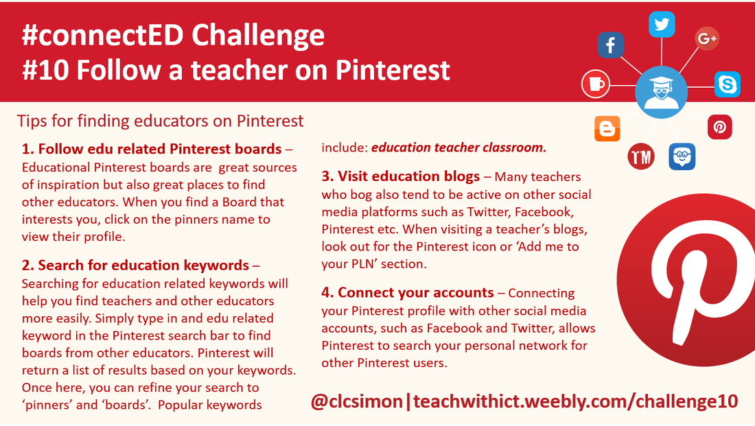 Tips for following teachers on Pinterest