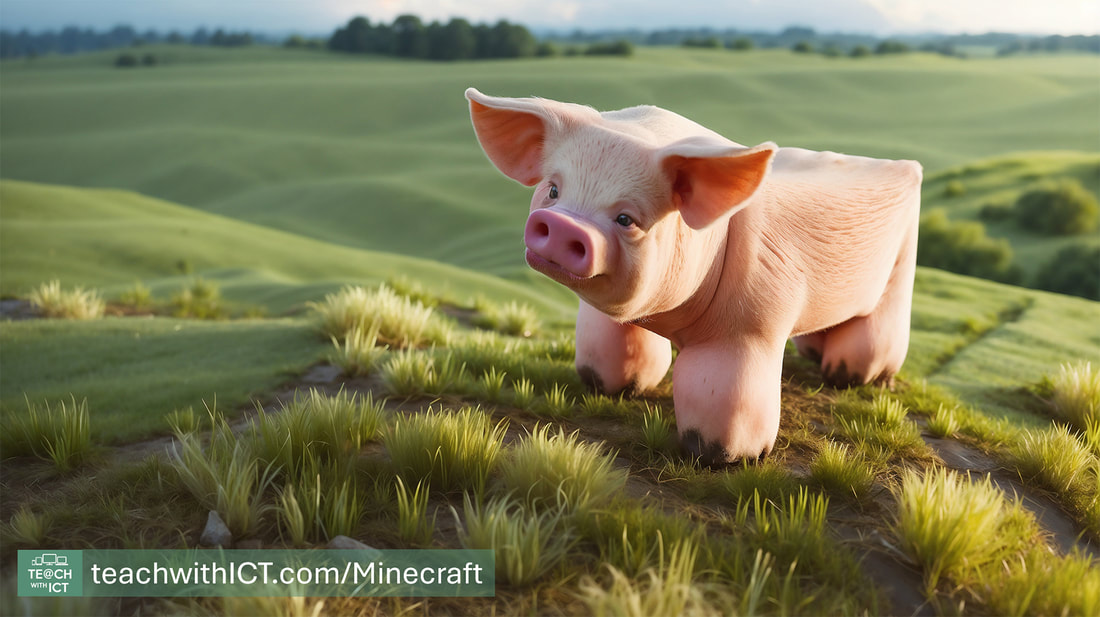 Image of a what Minecraft pig would look like in real life.