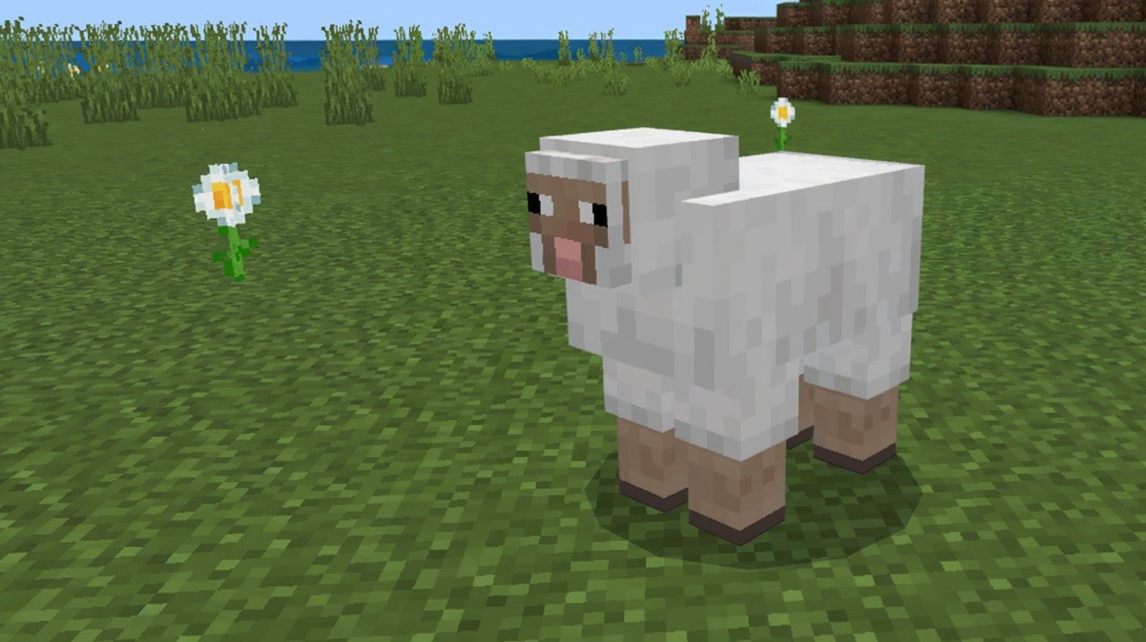 Image of a Minecraft sheep