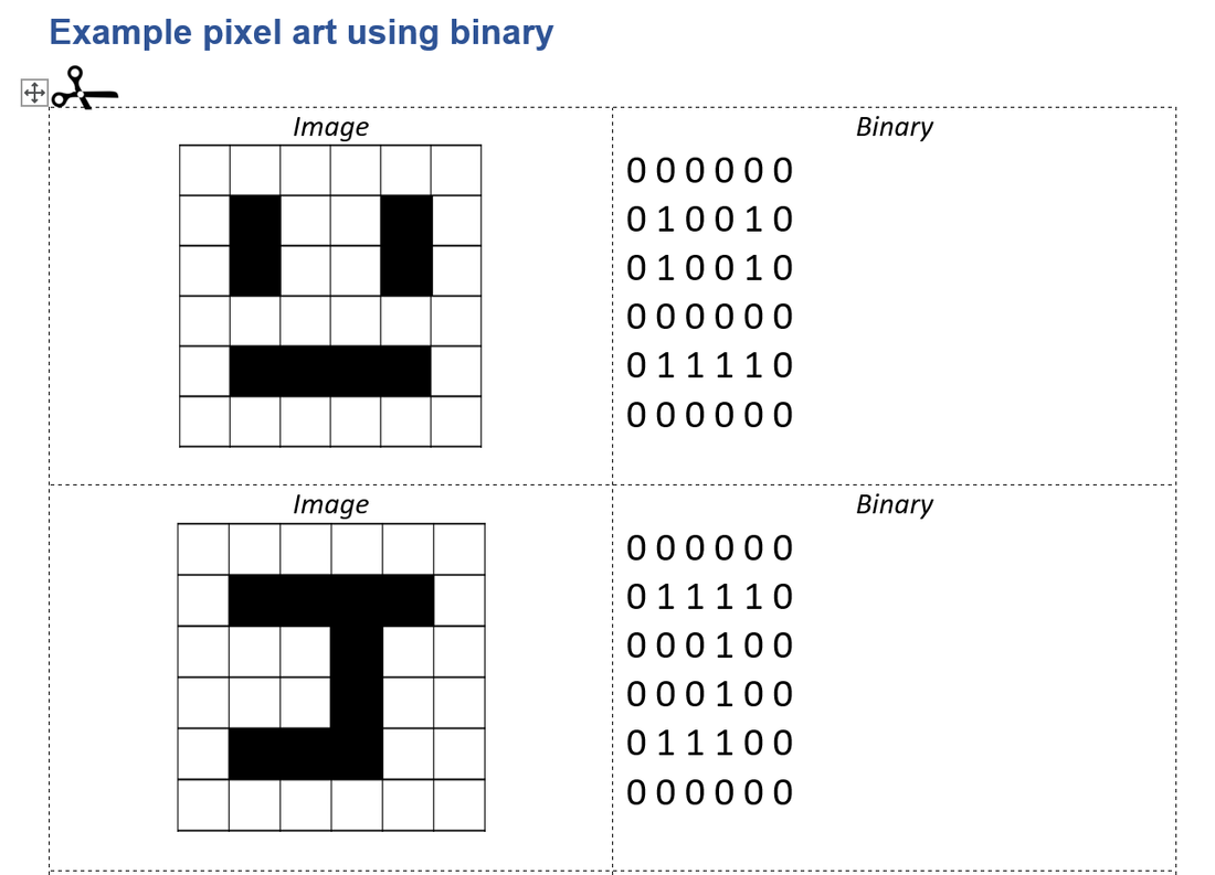 Binary festive worksheet